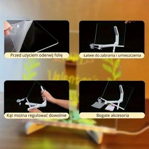 Magiczny Obraz - Podświetlana Tablica + Markery GRATIS!