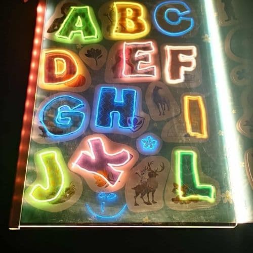 Magiczny Obraz - Podświetlana Tablica + Markery GRATIS!