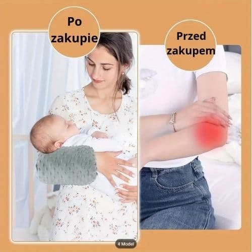 Mleczna Przystań- Poduszka do karmienia na rękę